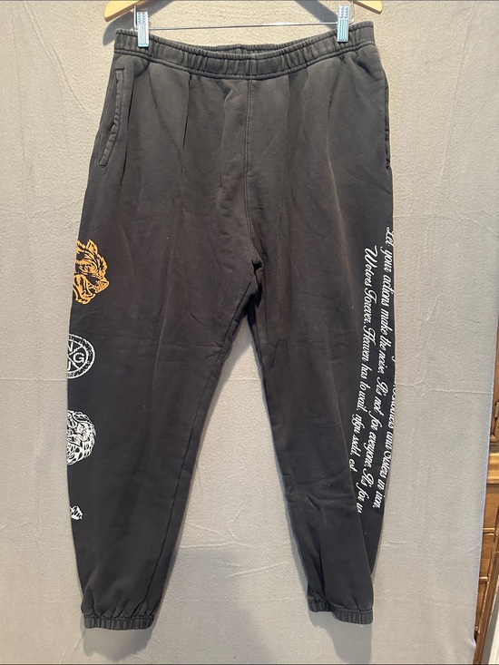 Darc Sport Other - Darc Sport Black Joggers with White Script and Gold Graphic